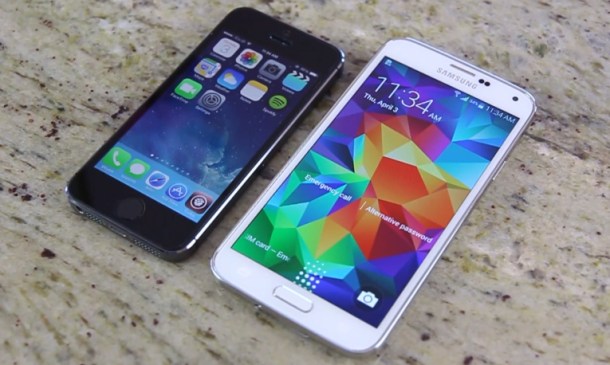 Galaxy S5 vs iPhone 5s Sales